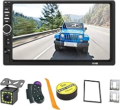 Android/iOS Mirror Link 7 inch 2 Din Capacitive Touch Screen Car Stereo in-Dash Bluetooth Car Radio Player with Rear-View Camera,Video MP5/4/3 Player, Radio FM, Support Steering Wheel Remote Control - coolthings.us