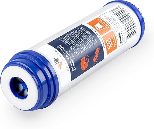 Miniatura 3 de Aquaboon Juego de 3 cartuchos de filtros de agua para el hogar de 5 micrones, 10 x 2.5, sedimentos, GAC, compatible con GAC-10, WHKF-GD05, WHWC