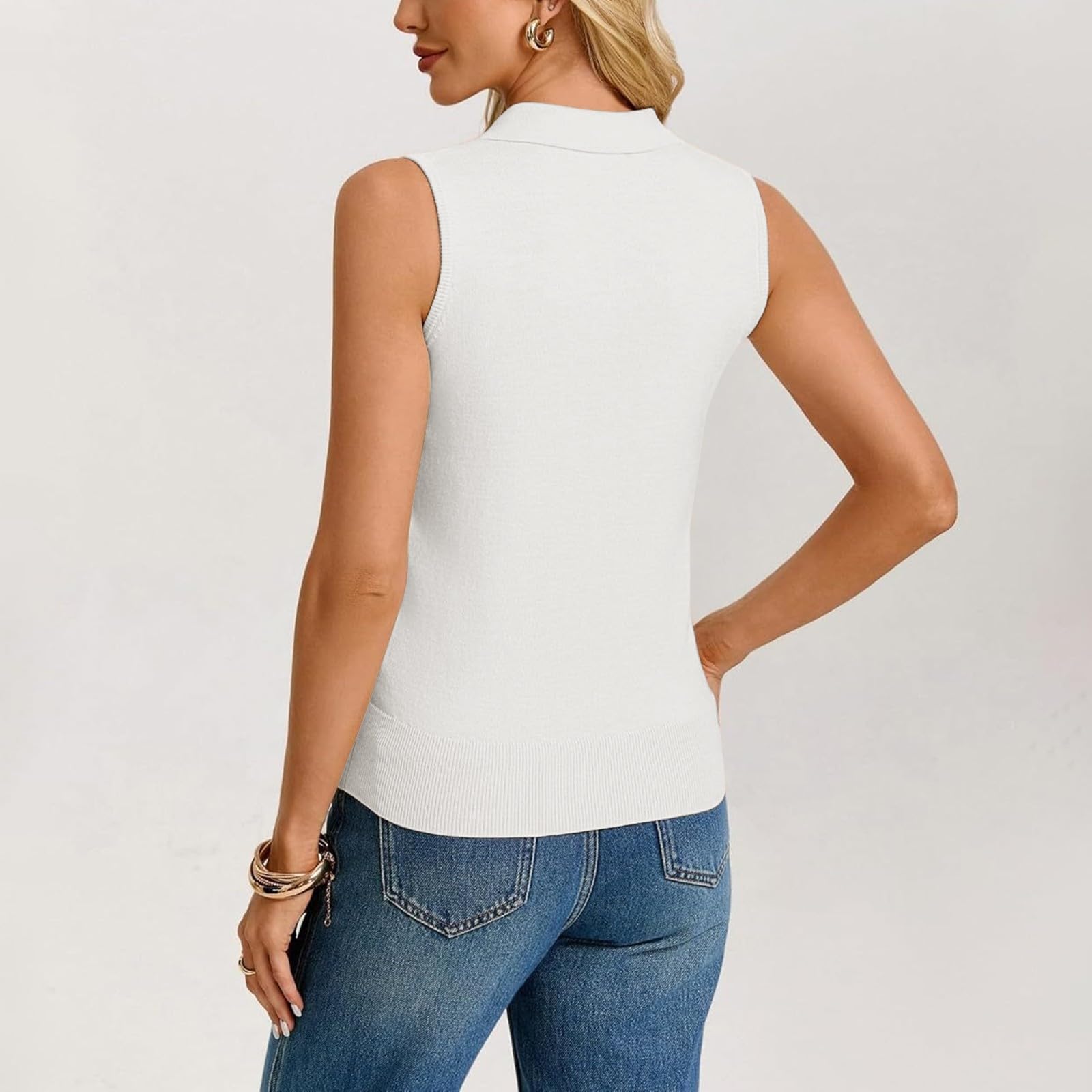 Camisetas deportivas sin mangas para mujer, camisetas de gimnasia con cuello, camisetas de tirantes ligeras con cuello en V, mezcla de algodón, chalecos deportivos elásticos, camisetas para