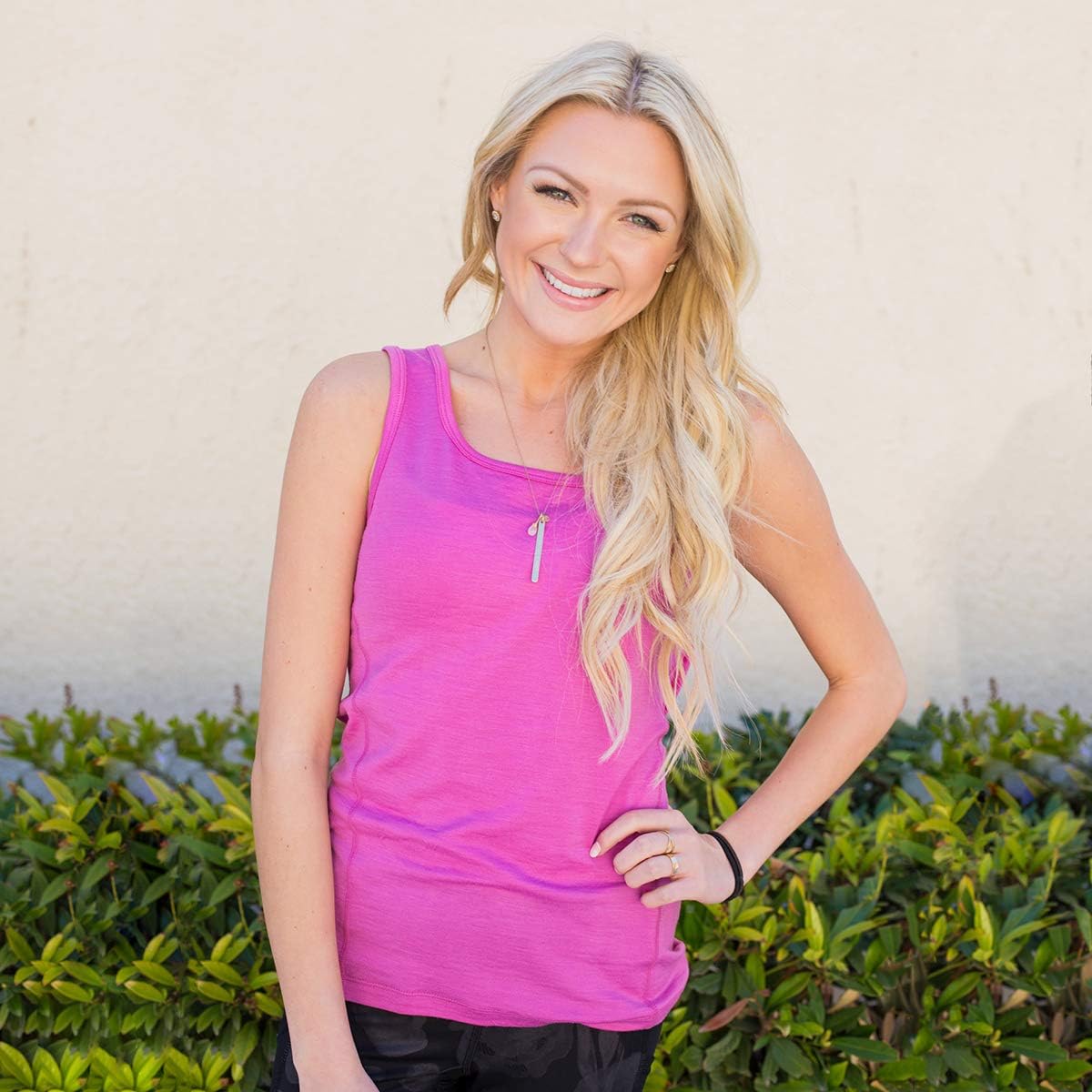 100% Merino Wool Womens Lightweight Tank Top - Moisture Wicking Soft and Breathable Under Shirt