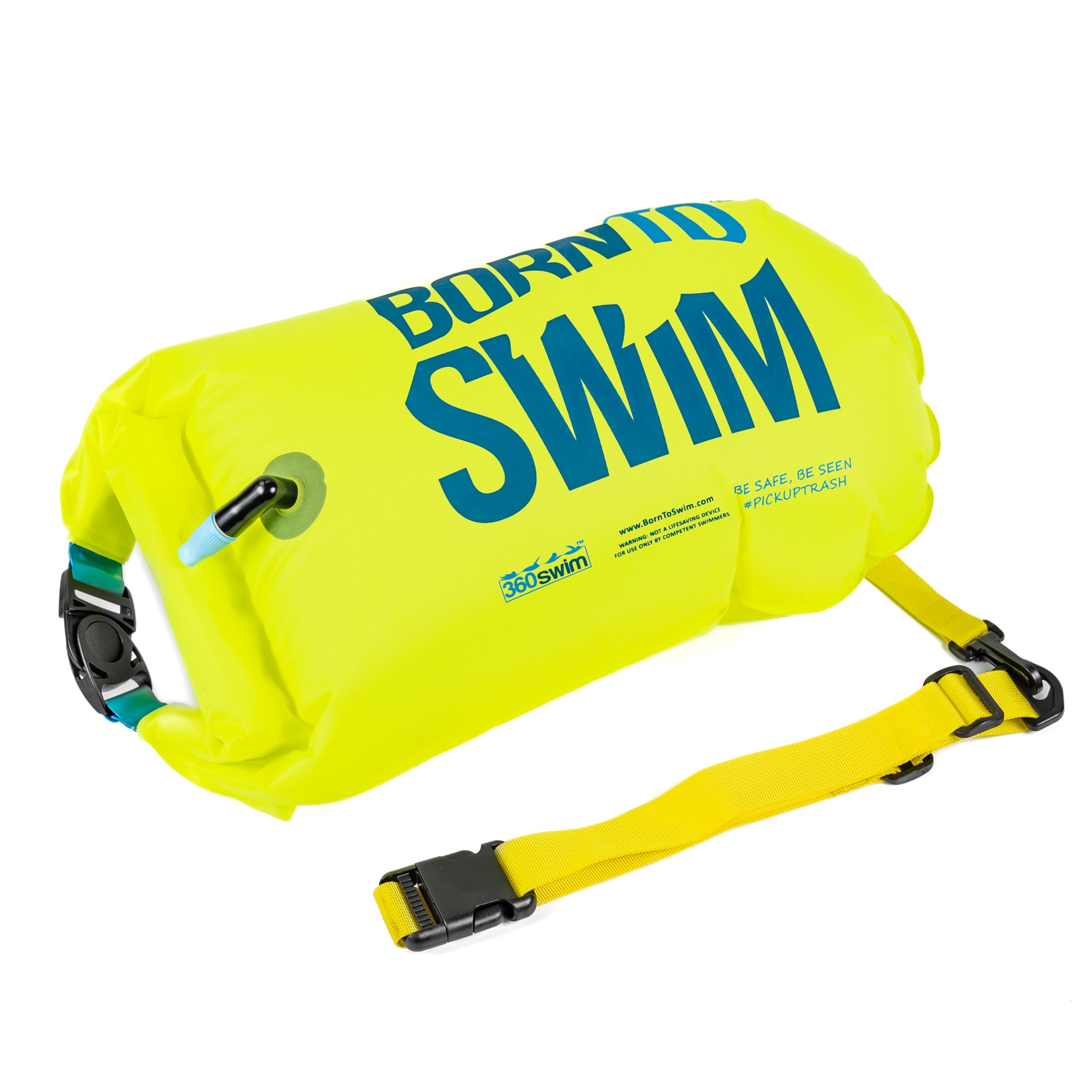 BornToSwim Schleppboje für Schwimmer Boya de Seguridad Brillante Unisex Adulto