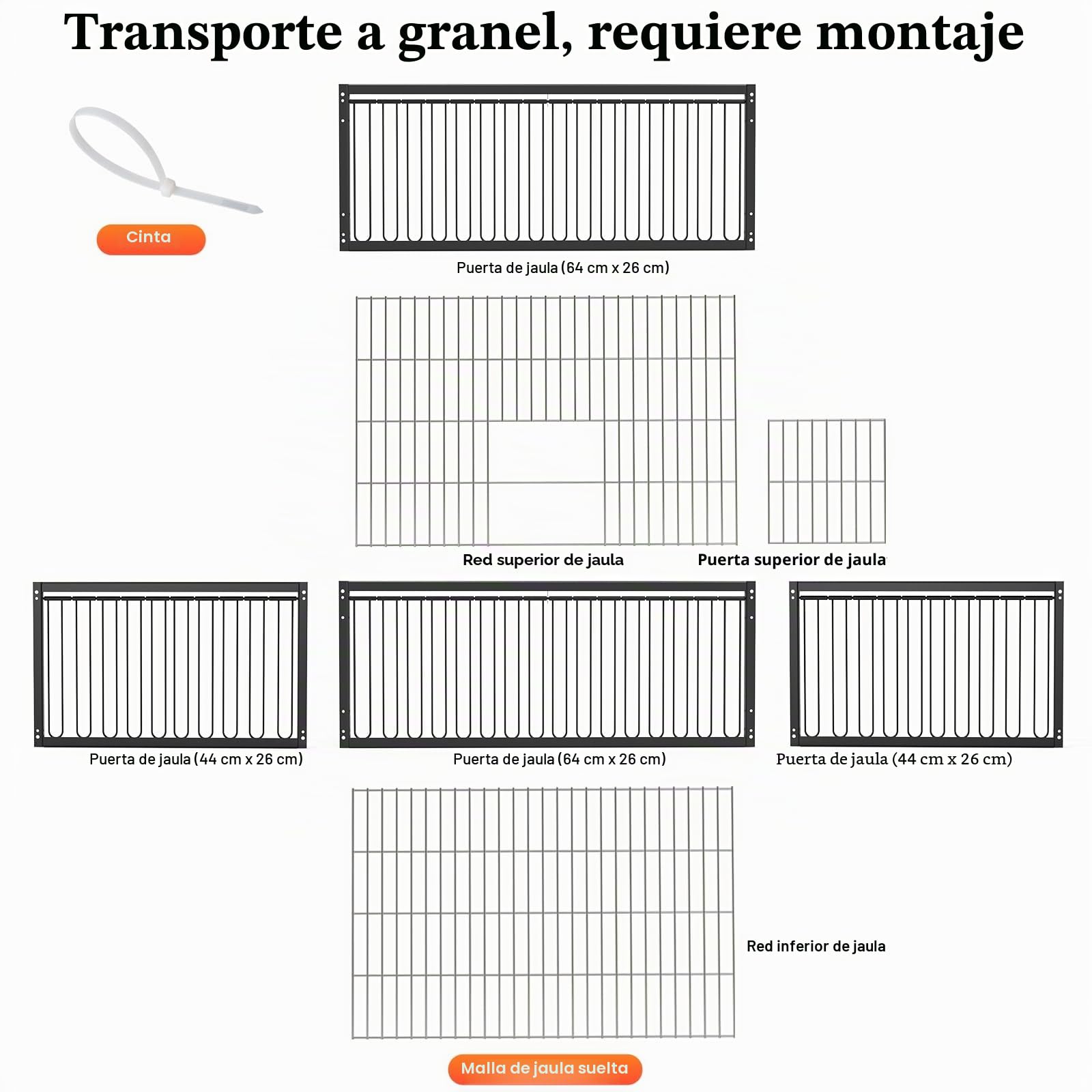 Jaula para palomas, 60 cm, para recoger codornices (negro)
