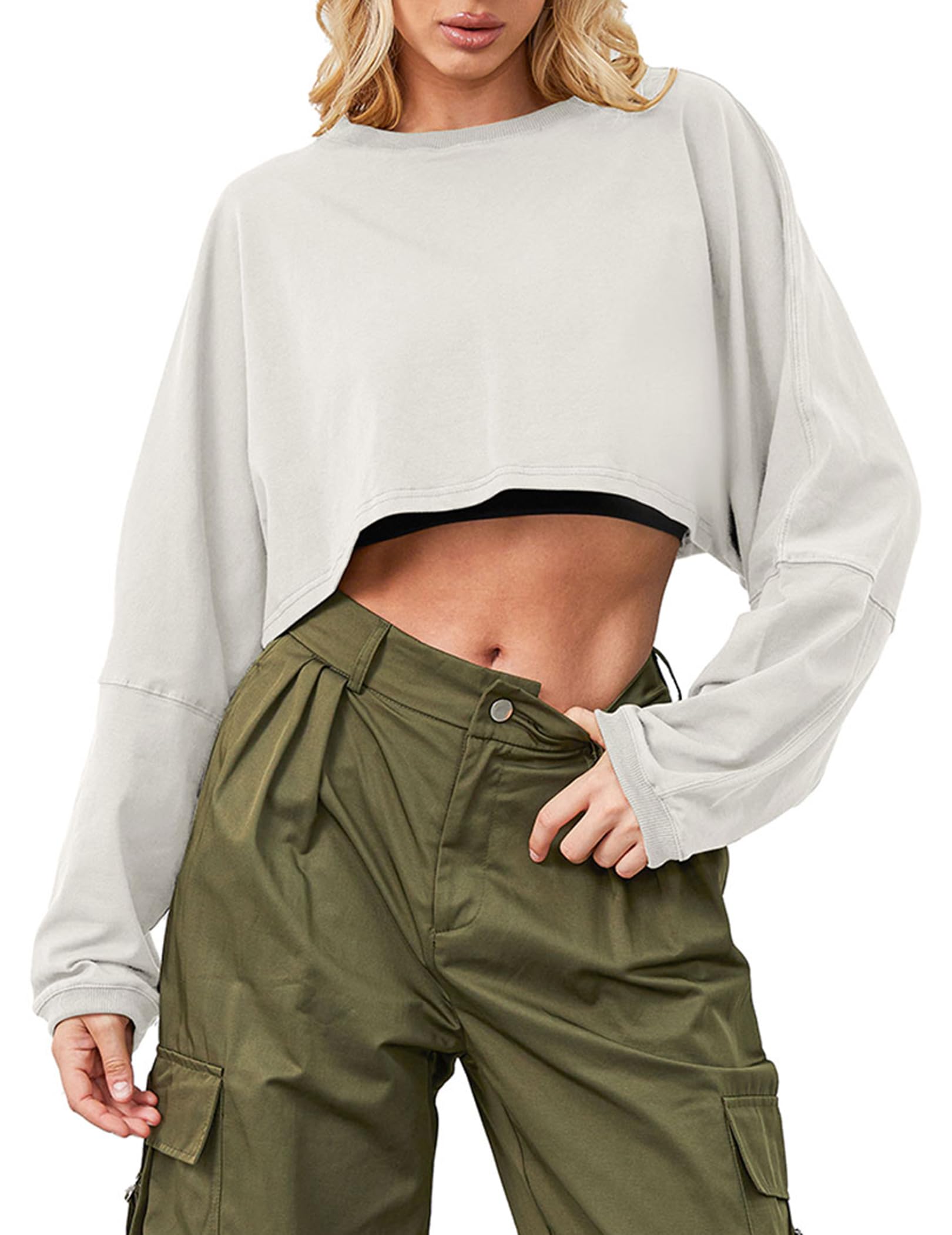 The virgins × Seira cropped bijou sweat the virgins×seira cropped bijou sweat