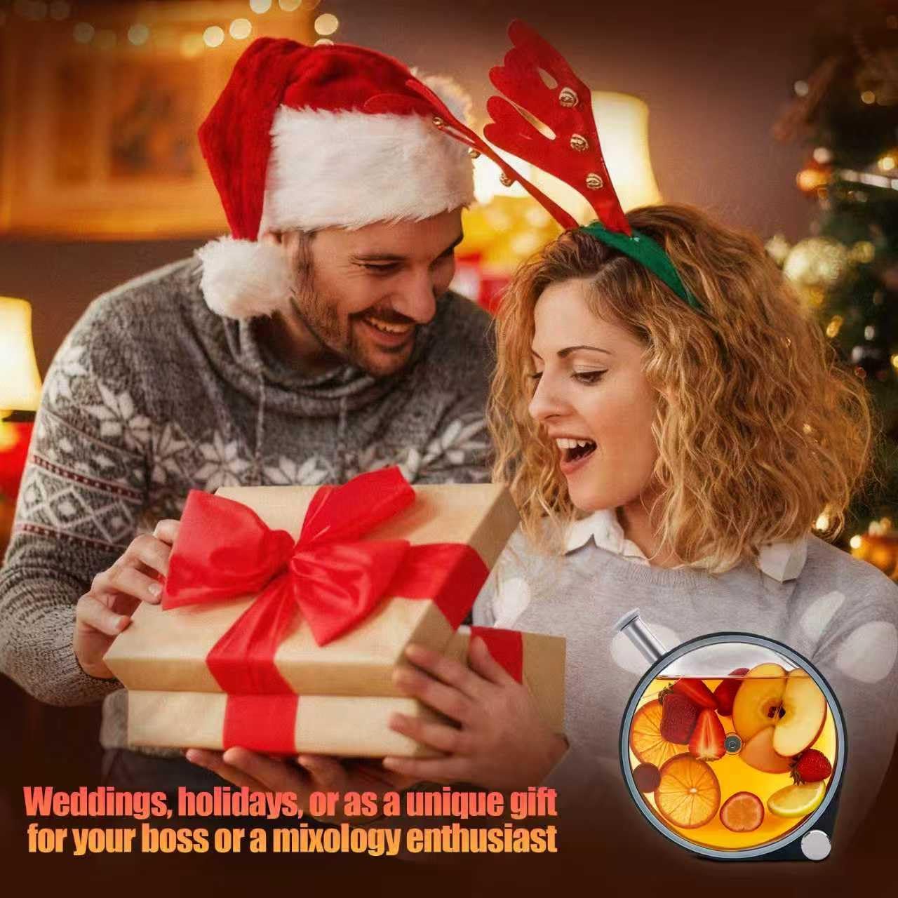 The Porthole Infuser, DIY Mixing Tools, Leak-Proof Design, Easy to Clean, Includes Glass Cup and Recipe Booklet, Perfect for Creating Your Home Bar