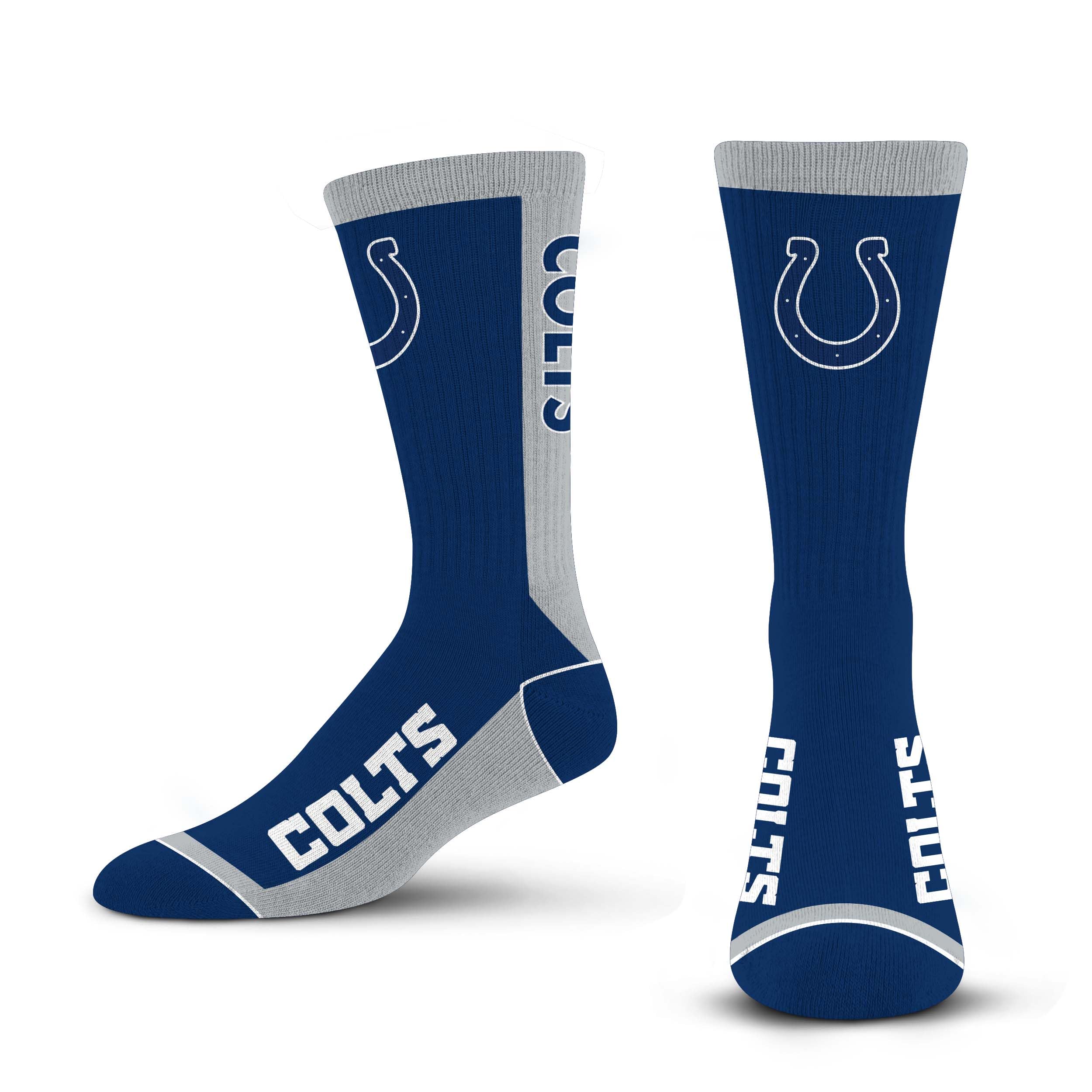 For Bare Feet NFL MVP Crew Sock Medium