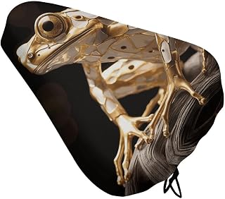 Heavy Industry Frog Waterproof Bike Seat Cover with Drawstring | Easy To Install Bicycle Seat Rain Cover Washable Oxford Bike Saddle Cover Waterproof Dustproof Cycle Seat Cover for Women Men