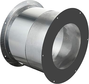 AllFuel HST Wall Thimble for 6" Diameter 304 Stainless Steel All Fuel Class-A Double Wall Insulated Chimney Pipe