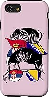 Vista 13 de Funda para iPhone 11 Half Bosnian Half Serbian Roots Bosnia y Serbia Mix