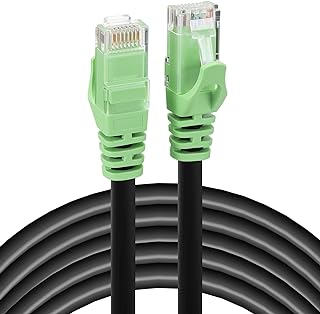 Sponsored Ad - Cat6 Outdoor Ethernet Cable 150 ft, Rapink Ethernet Cable UV Resistant, Cat6 Outdoor Cable Waterproof, Netw...