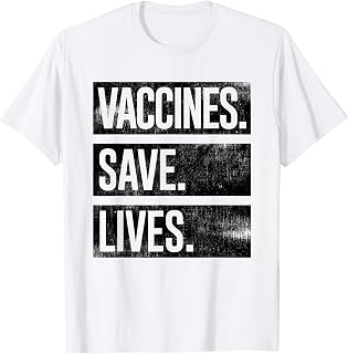 Cool Distressed Pro Vaccine - Vaccines Save Lives T-Shirt