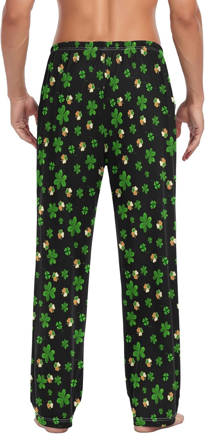 JUDIAN English Bulldog Men's Pajama Bottoms Soft Sleep Pant with Pockets Sleep Pj Lounge Pants for Men - Image 2