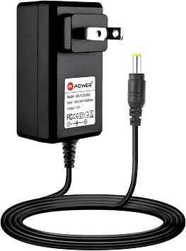 12V AC Adapter Compatible with Korg PAD KAOSS KP2 KP3 R3 KA203 Dynamic Effects, Power Supply for Digital Piano KORG X50 KA-310 Micro-X 61-Key 88-Key SP170S SP-170S Micro X R3 MR-1000