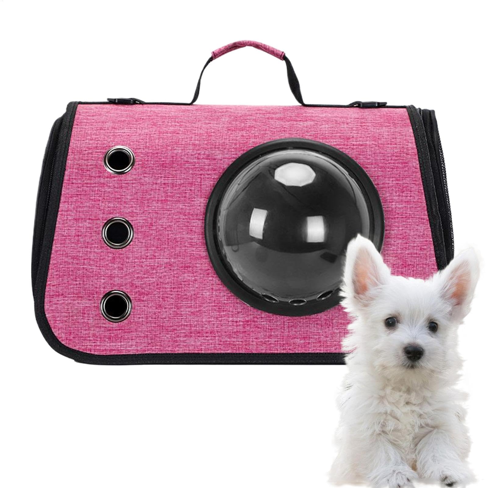 Sac de transport pour chat et petit chien portable pliable avec fenêtre