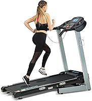BORGUSI 3.0HP Folding Treadmill with 15% Auto Incline, 300lb Capacity, 8.5 MPH, 17.5" Wide Belt & Bluetooth - Home Running Machine