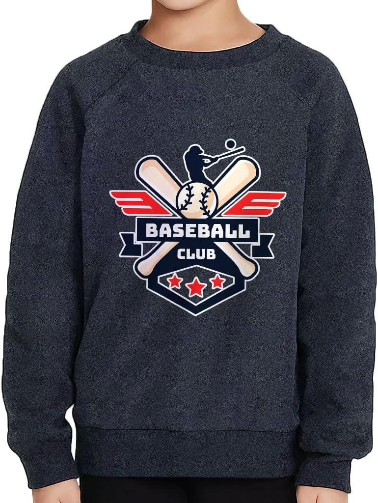 Baseball Club Toddler Raglan Sweatshirt - Baseball Lovers Gift for Boys - Cool Items
