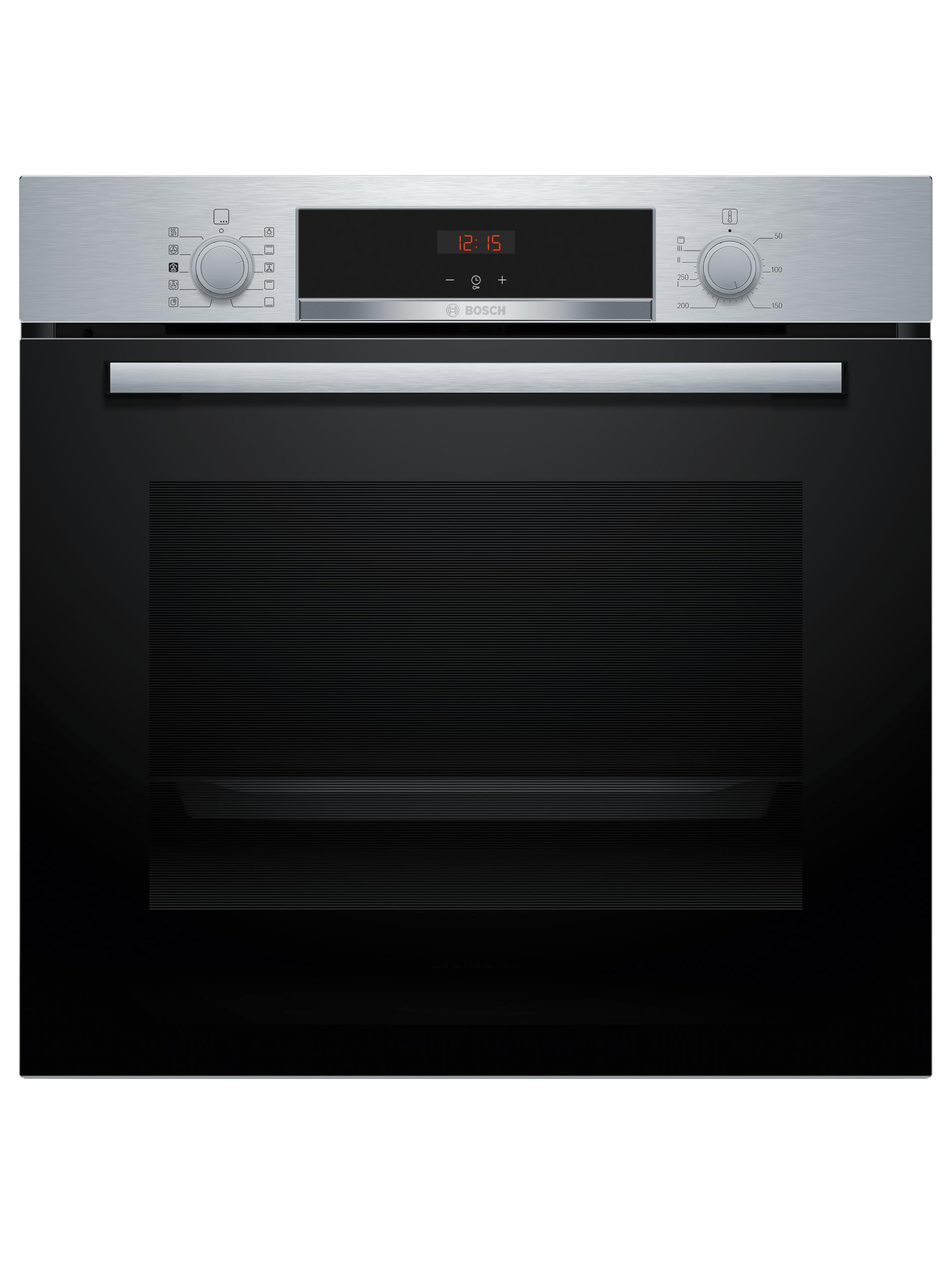 Bosch - Horno Multifunción con Vapor añadido, Serie 4, 60 cm. de ancho, 3D Hotair, Acero, HQA514ES3