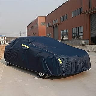 Generic Waterproof Sun and Dust Proof Quilted Double Layer Car Cover (Large)