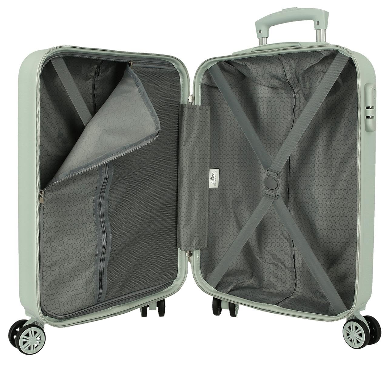 Joumma - Valigia da cabina Disney Re Leone, Sun & Sabana, 38 x 55 x 20 cm, rigida in ABS, chiusura a combinazione laterale, 34 l, 2,6 kg, 4 ruote doppie, bagaglio a mano