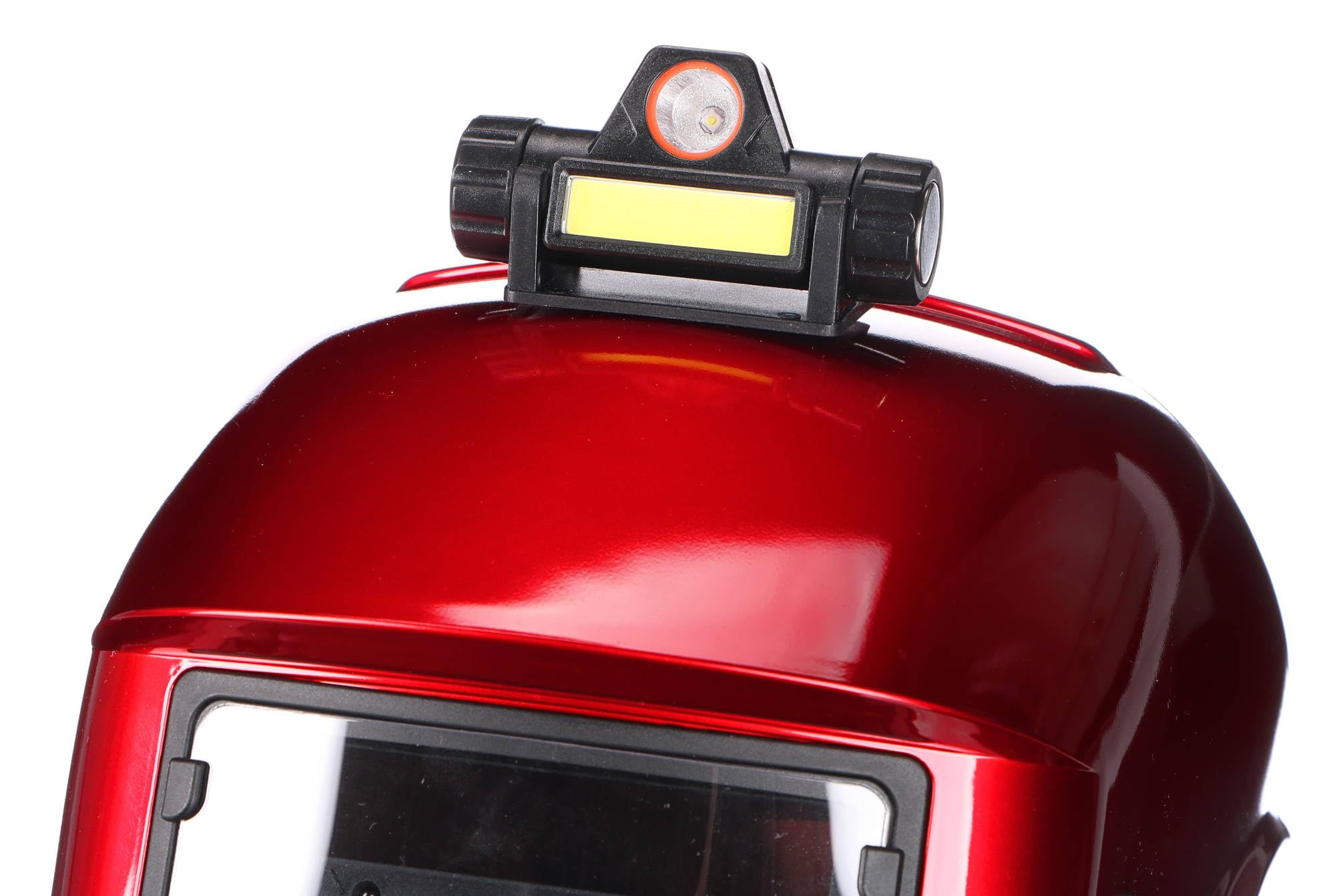 WELDING LAMP | Dodatkowa lampa LED do przyłbicy spawalniczej | Światło LED + COB | 2 tryby świecenia | USB ładowanie
