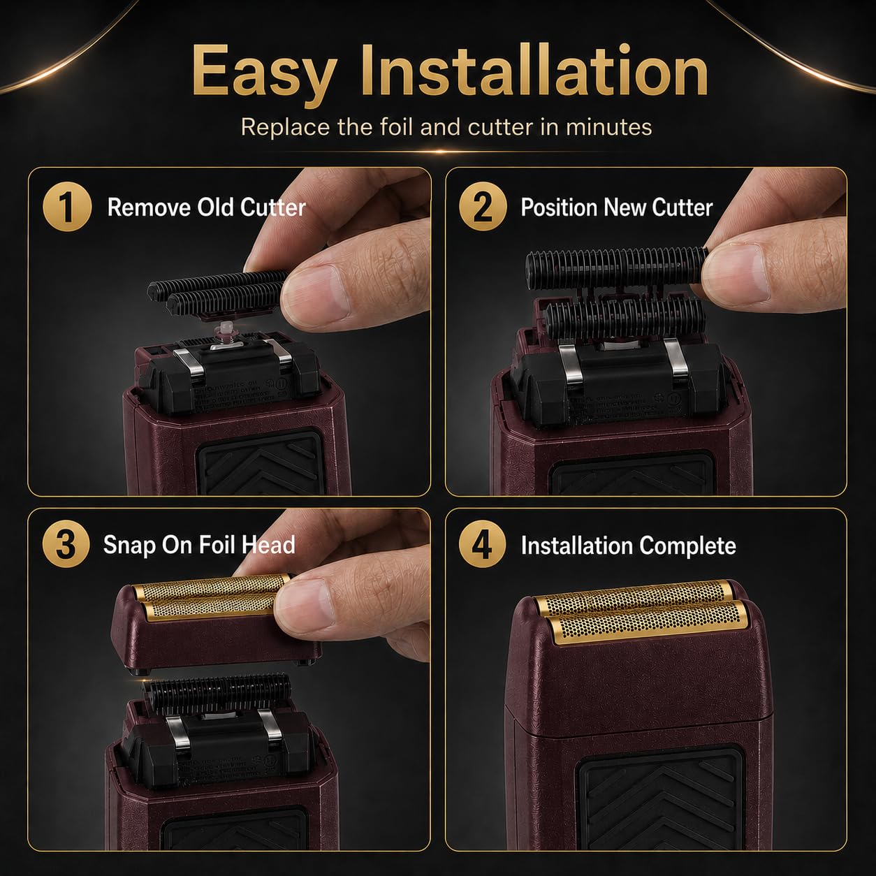 Wahl 5-Star Finale Replacement Foil and Cutter Assembly