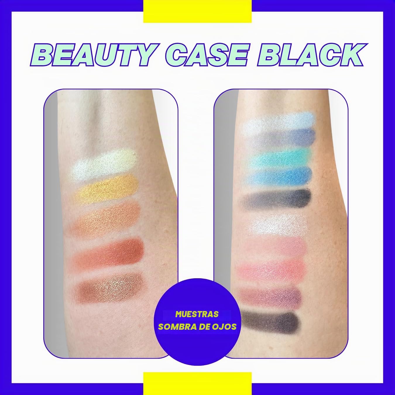 ZMILE Cosmetics - Maletín de maquillaje, Beauty Case Black, Cosméticos veganos