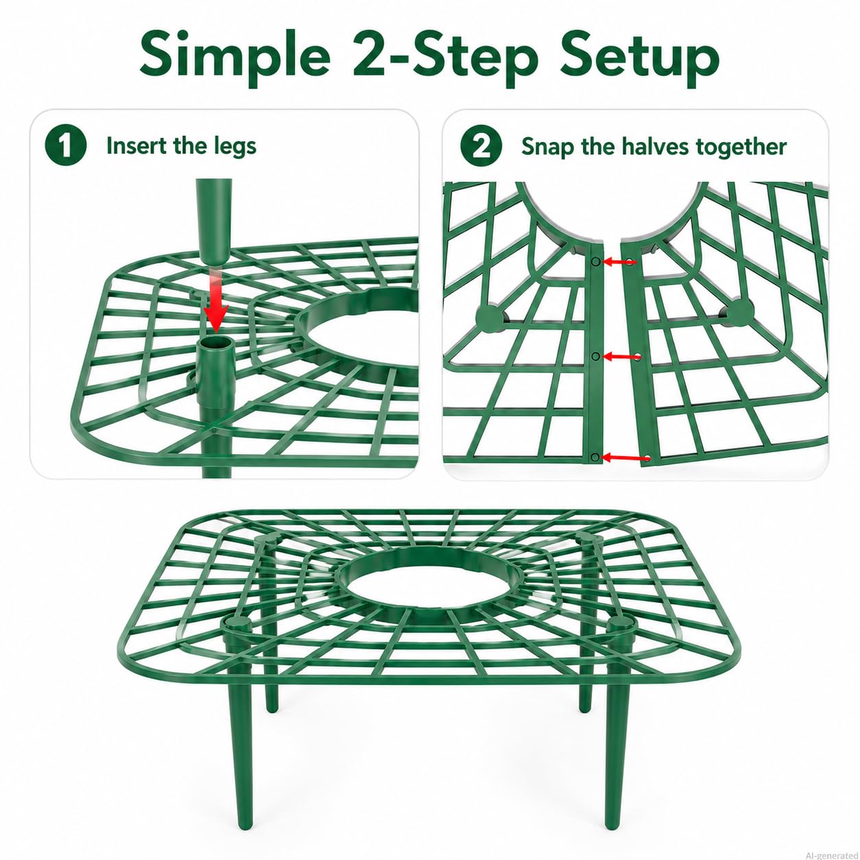 Paquete de 10 soportes de plástico para plantas de fresa, marcos estilo alambre de jardín para camas elevadas y macetas, soportes ligeros para plantas de flores y verduras, jardinería al aire