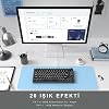 Coverzone White Illuminated Hot Swap Wired Mechanical Gaming Keyboard | Ajazz AK820 Black - Red Switch