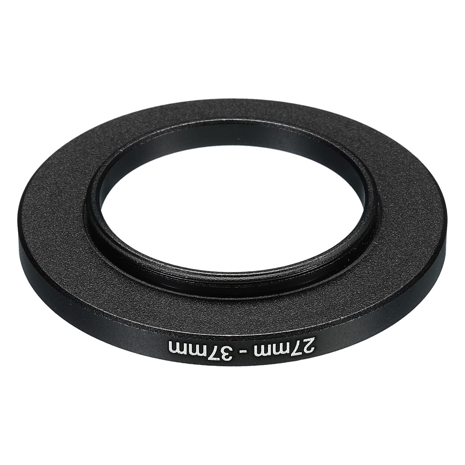 PATIKIL Metalowy pierścień Step Up 27 mm-37 mm, adapter filtra obiektywu aparatu, pierścień aluminiowy filtr adapter pierścień do osłony obiektywu aparatu, czarny