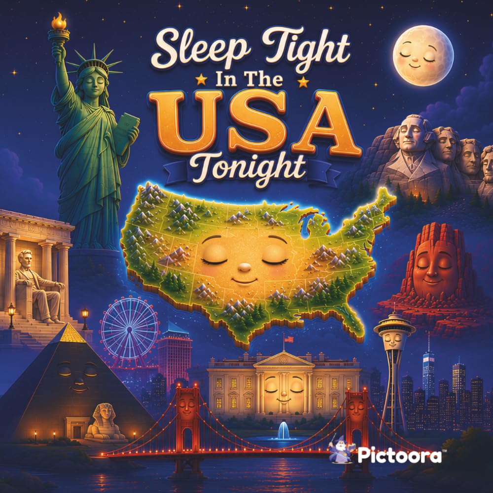 Sleep Tight In The USA Tonight: A Magical Bedtime Adventure Across America's Famous Landmarks, National Parks, and Iconic Places (Sleep Tight Tonight)