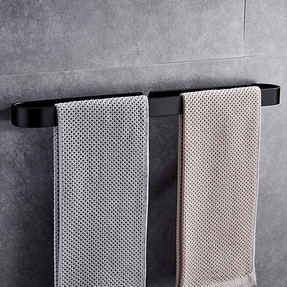 Porte-serviettes étagère murale salle de bain et cuisine adhésive