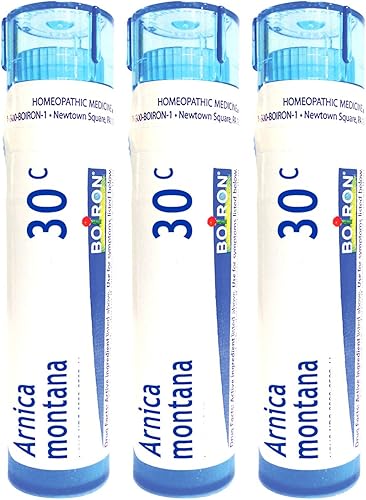 Miniatura 2 de Boiron Arnica Montana 30c Pack de 3 & Belladonna 30C Fever Medicine Homeopathic Pellets