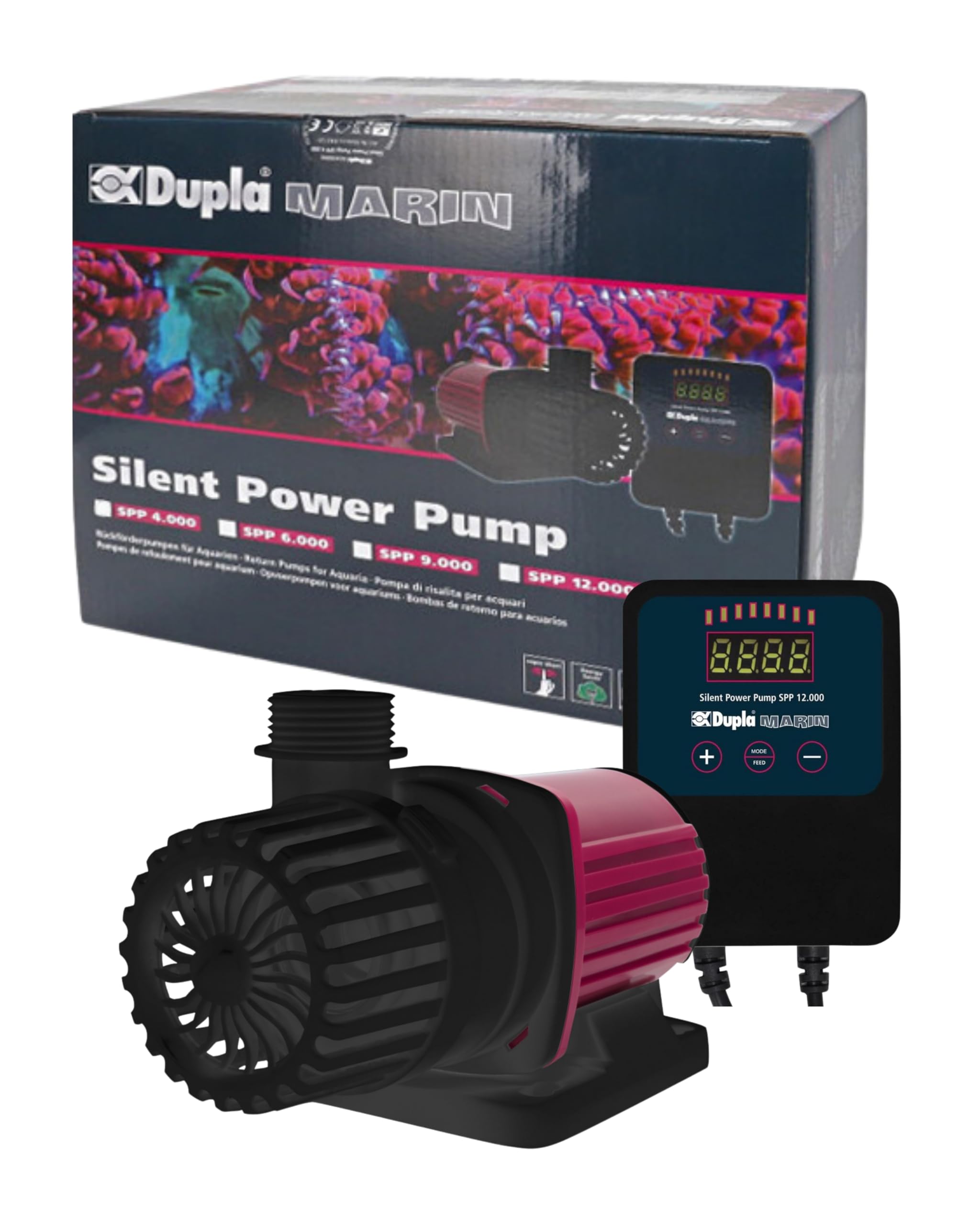 Dupla Marin Silent Power Pump I 12.000 l/h I Leistungsstarke Strömungspumpe für Aquarien I Leise & stromsparend I Optimale Zirkulation für Süß- & Meerwasser I Vielseitiges Aquarium Zubehör