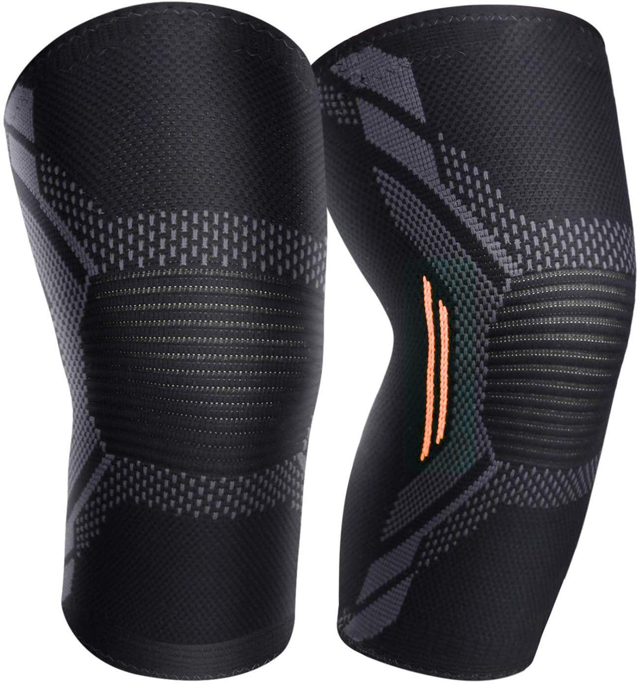 serveuttam® Knee Support for Men (1Pair) –Ortho Knee Cap Women | Knee Sleeves for Running Jogging Gym Squats | 4 Way Compression Knee Sleeves | Sleeves for Sports Arthritis Pain-image-43