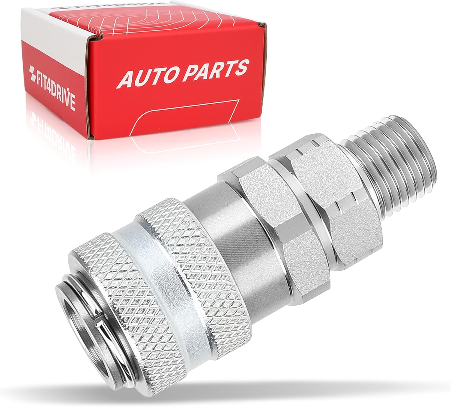 OTC 5869-1 Fuel System Coupler Fitting Compatible with Detroit Diesel S60, Cummins, Caterpillar, MBE900, MBE4000 Engines for Connection to 'Compu-Check' Quick Connect Fitting Replace J-47912-QC