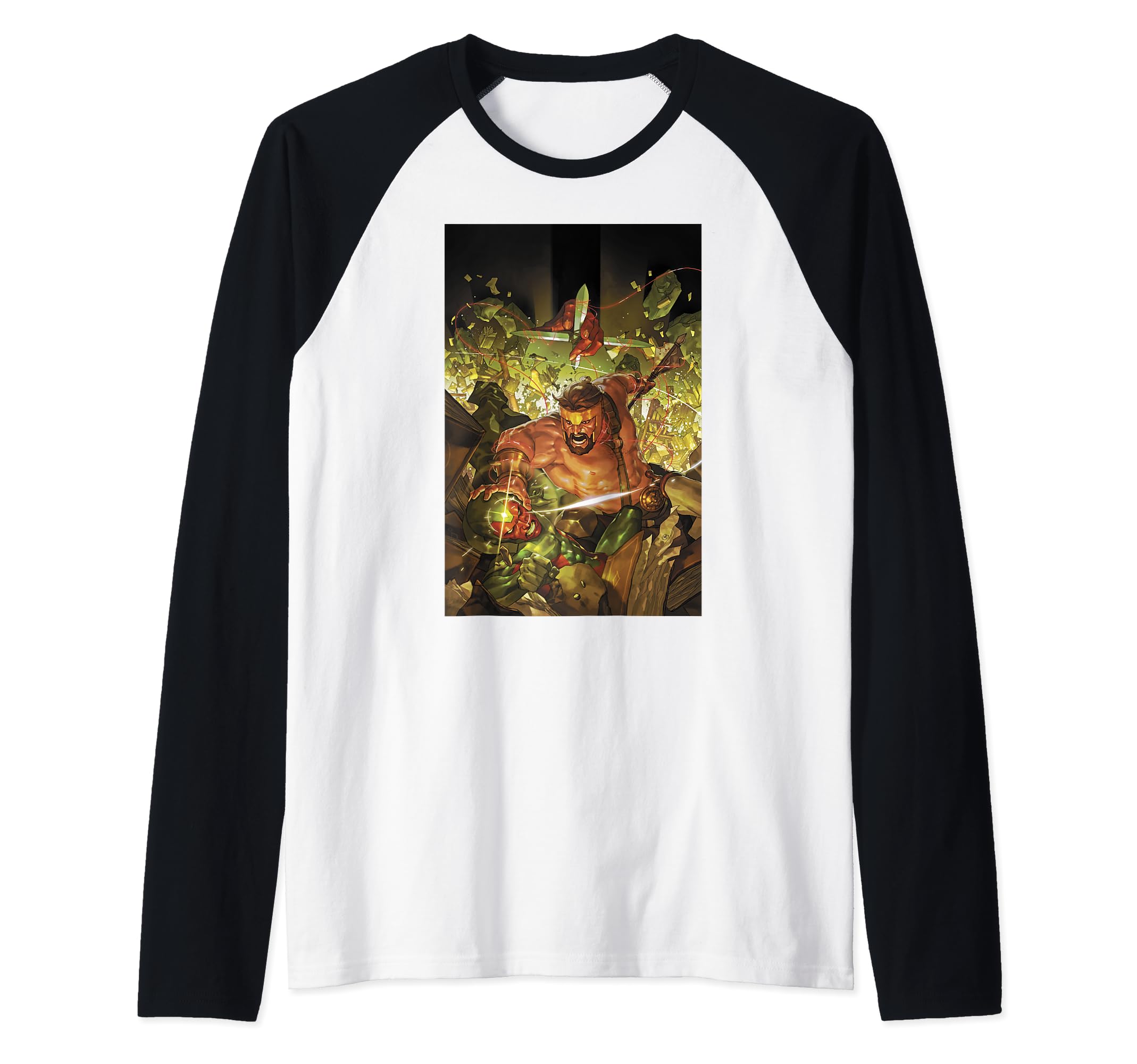 T-shirt Raglan Hercules et Vision Marvel Comixology pour Fan de Comics - 2