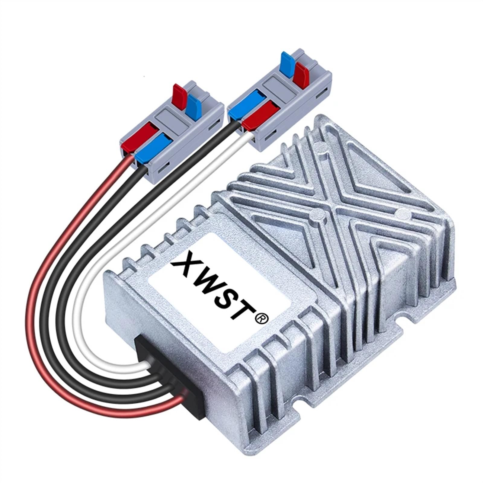Konwerter zasilacza 20-90 V na 12 V, regulator napięcia DC, 24 V, 36 V, 48 V, 60 V, 72 V do 12 V, z szybkim złączem do monitora robota (1A ABS Platisc S)
