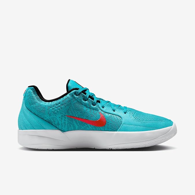 Nike Ja 2 Scratch Basketball Shoes (HQ1759-400, Rapid Teal/Black/Ale Brown/University Red) Size 9.5