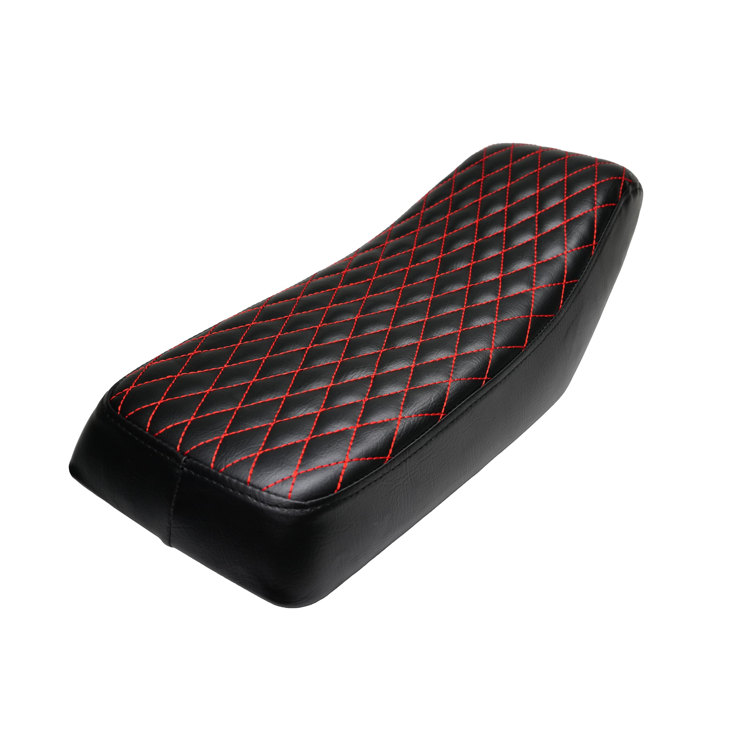 yomasigen.73105② JMCHstore Red Diamond Stitch Retro Mini bike Seat for Monster Mega
