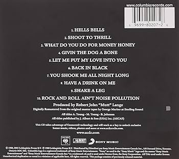 AC/DC - AC/DC - Back in Black & Highway To Hell (Remastered