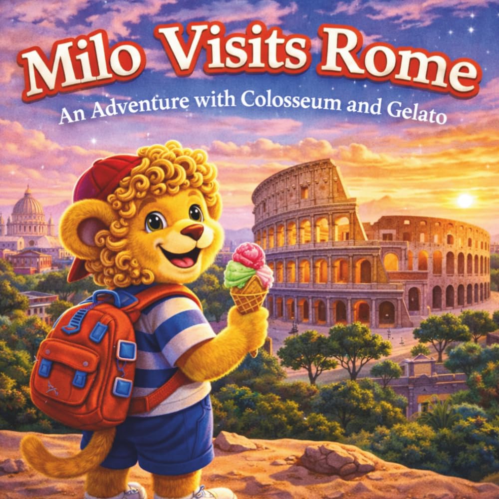 Milo Visits Rome: An Adventure with the Colosseum and Gelato (Milo Adventure Series)