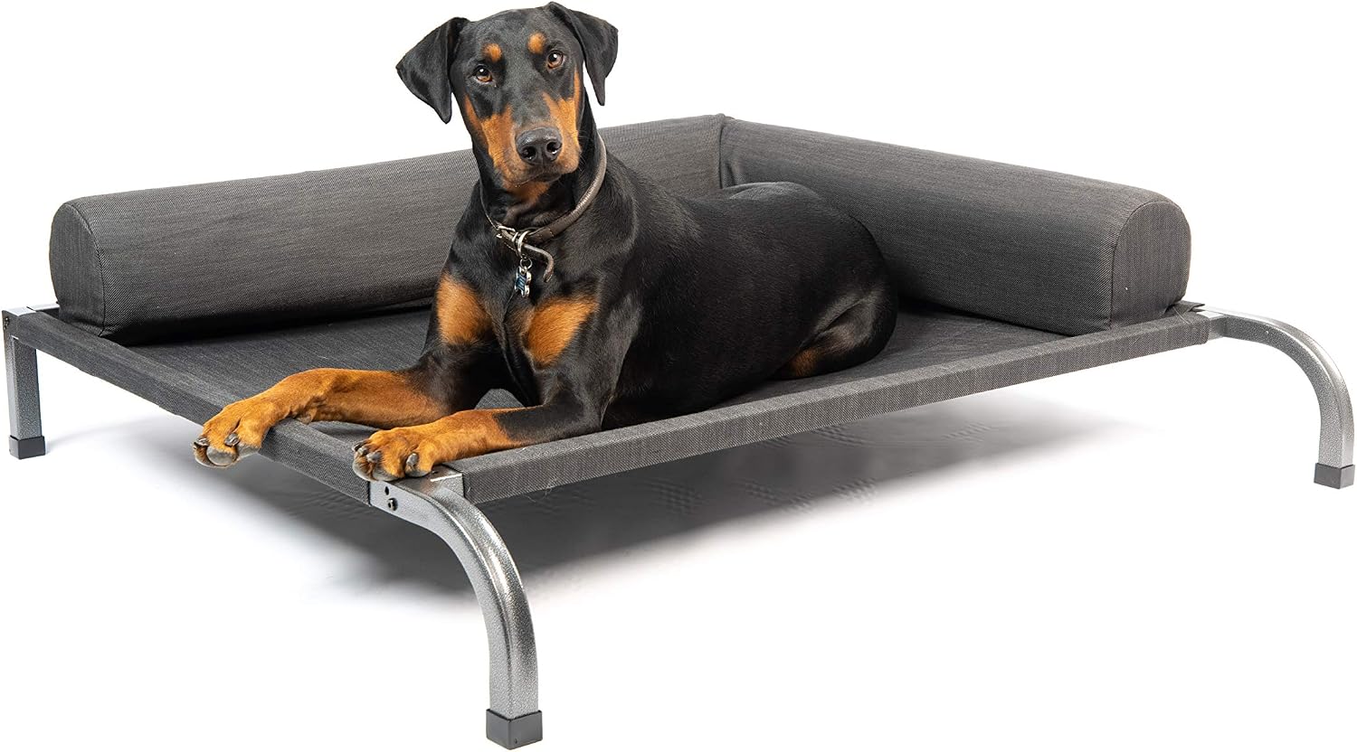 PetFusion Ultimate Elevated Outdoor Dog Bed | Large or Extra Large | Durable Steel Frame | 370 GSM Breathable, Water Resistant Polyester…