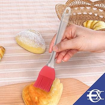 Pennello Da Cucina In Silicone - 20 Cm, Verde, Per Olio, Salse, Forno E Griglia - Foto 3