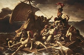 ART.COM Wall Art Print The Raft of the Medusa by Théodore Géricault, 18" x 12"