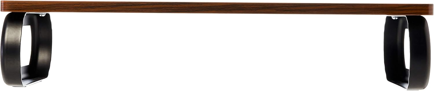  Basics Wood Monitor Stand, Computer Riser, Walnut : Electronics