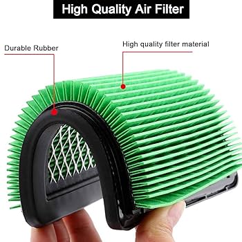 Filtro Aria Per Honda GC/GCV/GX/HRR/HRT Series - Compatibile 17211-ZL8-023, Verde/Nero, 13x11x2.5cm