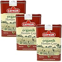 &Ccedil;AYKUR Organic Hemsin Black Tea, Premium Certified Turkish Loose Leaf Tea, Natural, Additive-Free, Grown in the Hemsin Organic Farming Basin, can 400gr / 14.1 oz (Pack of 3)