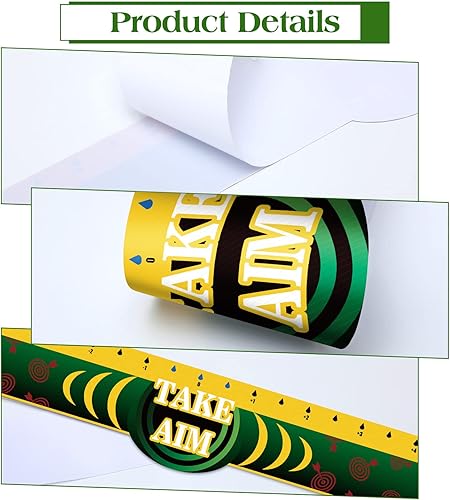 Miniatura 4 de Kathfly Juego de 5 soportes para dardos de montaje en pared, incluye 1 soporte de dardos de madera, 2 marcadores de línea de tiro y 2 ganchos para