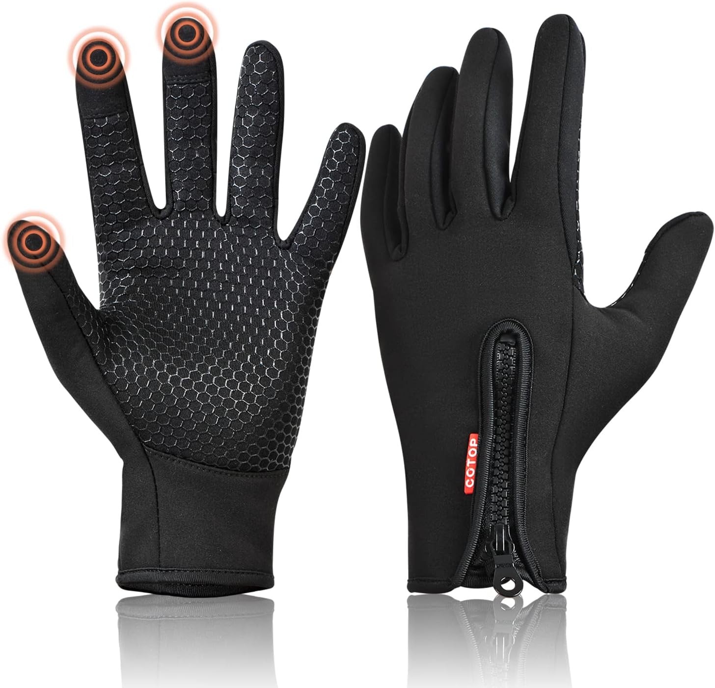 Cotop Hand Gloves Outdoor Windproof Work Cycling Hunting Climbing Sport Smartphone Touchscreen Gloves for Gardening