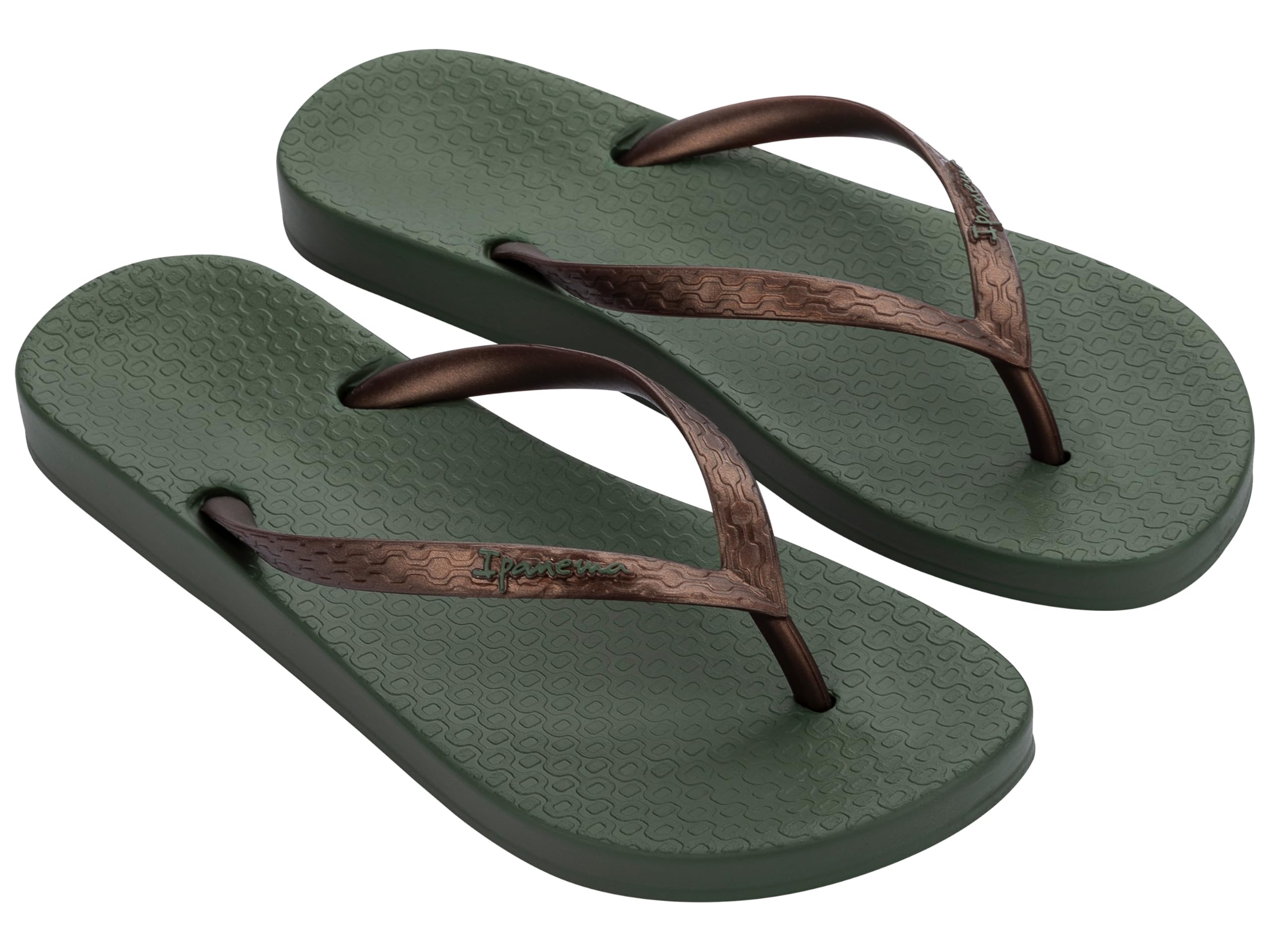 Ipanema Women's Anatomica TAN FEM Flip Flops, Green/Bronze, 39 EU