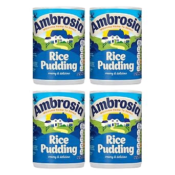 Ambrosia Devon Rice Pudding, 14.1-Ounce Can Pack of 4 by Ambrosia